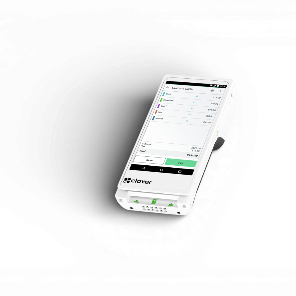 Terminal de punto de venta móvil Clover Flex inalámbrica